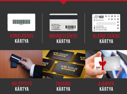 plasztik kártya nyomtatás egyedi igények szerint