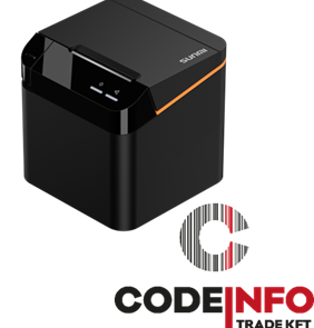 SUNMI Cloud Printer, cutter, USB-C, BT, Ethernet, Wi-Fi, black